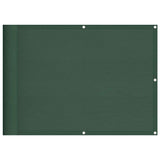 Paravento Balcone Verde Scuro 75x1000 cm 100% Poliestere Oxford