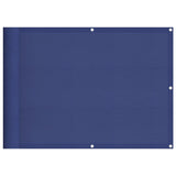 Paravento da Balcone Blu 75x700 cm 100% Poliestere Oxford