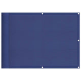 Paravento da Balcone Blu 75x700 cm 100% Poliestere Oxford