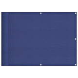Paravento da Balcone Blu 75x800 cm 100% Poliestere Oxford