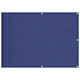Paravento da Balcone Blu 75x1000 cm 100% Poliestere Oxford
