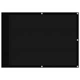 Paravento da Balcone Nero 75x700 cm 100% Poliestere Oxford