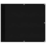 Paravento da Balcone Nero 90x1000 cm 100% Poliestere Oxford