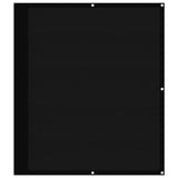 Paravento da Balcone Nero 120x1000 cm 100% Poliestere Oxford