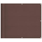Paravento da Balcone Marrone 90x800 cm 100% Poliestere Oxford