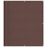 Paravento da Balcone Marrone 120x800 cm 100% Poliestere Oxford