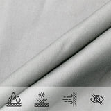 Vela Parasole Grigio Chiaro 5x5 m 100% Poliestere Oxford