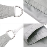 Vela Parasole Grigio Chiaro 4x2,5 m 100% Poliestere Oxford