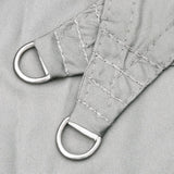 Vela Parasole Grigio Chiaro 4,5x3,5 m 100% Poliestere Oxford