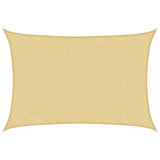 Vela Parasole Sabbia 3,5x2,5 m 100% Poliestere Oxford