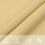 Vela Parasole Sabbia 5x5x5 m 100% Poliestere Oxford