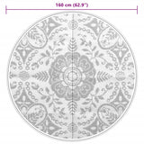 Tappeto da Esterni ARAKIL Blu Baby 160 cm in PP