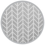Tappeto da Esterno ARAKIL Grigio 200 cm in PP
