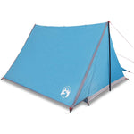 Tenda da Campeggio per 2 Persone Blu Impermeabile