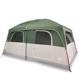 Tenda Familiare Cabina per 8 Persone Verde Impermeabile
