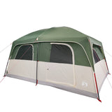 Tenda Familiare Cabina per 10 Persone Verde Impermeabile