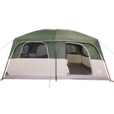 Tenda Familiare Cabina per 8 Persone Verde Impermeabile