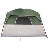 Tenda Familiare Cabina per 8 Persone Verde Impermeabile
