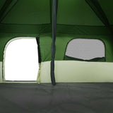 Tenda Familiare Cabina per 8 Persone Verde Impermeabile