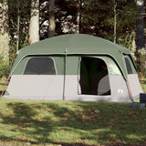 Tenda Familiare Cabina per 8 Persone Verde Impermeabile