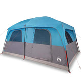 Tenda Familiare Cabina per 10 Persone Blu Impermeabile