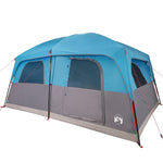 Tenda Familiare Cabina per 10 Persone Blu Impermeabile