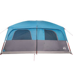 Tenda Familiare Cabina per 10 Persone Blu Impermeabile