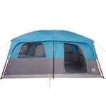 Tenda Familiare Cabina per 10 Persone Blu Impermeabile