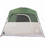 Tenda da Campeggio a Cabina per 4 Persone Verde Impermeabile