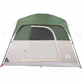 Tenda da Campeggio a Cabina per 4 Persone Verde Impermeabile