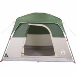 Tenda da Campeggio a Cabina per 4 Persone Verde Impermeabile