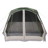 Tenda da Campeggio a Cupola per 6 Persone Verde Impermeabile