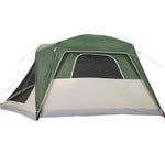 Tenda da Campeggio a Cupola per 6 Persone Verde Impermeabile