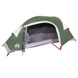 Tenda da Campeggio a Cupola per 1 Persona Verde Impermeabile