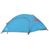 Tenda da Campeggio a Cupola per 1 Persona Blu Impermeabile