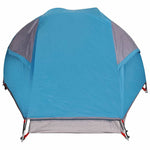 Tenda da Campeggio a Cupola per 1 Persona Blu Impermeabile