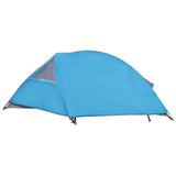 Tenda da Campeggio a Cupola per 1 Persona Blu Impermeabile