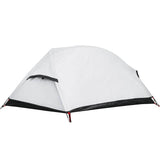 Tenda Campeggio a Cupola 1 Persona Bianca Tessuto Impermeabile