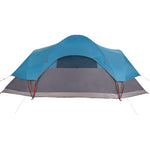 Tenda da Campeggio a Cupola per 9 Persone Blu Impermeabile