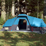 Tenda Familiare a Cupola per 11 Persone Blu Impermeabile