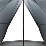 Tenda Familiare Tipi 8 Persone Grigia e Arancione Impermeabile