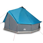 Tenda Familiare Tipi per 12 Persone Blu Impermeabile