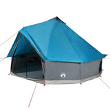 Tenda Familiare Tipi per 12 Persone Blu Impermeabile