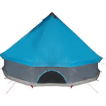 Tenda Familiare Tipi per 12 Persone Blu Impermeabile