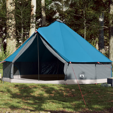 Tenda Familiare Tipi per 12 Persone Blu Impermeabile