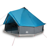 Tenda Familiare Tipi per 10 Persone Blu Impermeabile