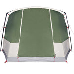 Tenda da Campeggio a Tunnel per 4 Persone Verde Impermeabile