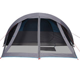 Tenda Familiare Cabina per 6 Persone Blu Impermeabile