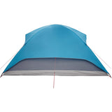 Tenda Familiare Cabina per 6 Persone Blu Impermeabile