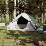 Tenda da Campeggio a Cupola per 4 Persone Verde Impermeabile